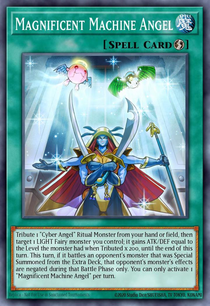 Magnificent Machine Angel Single: Yu-Gi-Oh! Legendary Duelists: Sisters of the Rose Einzelkarte