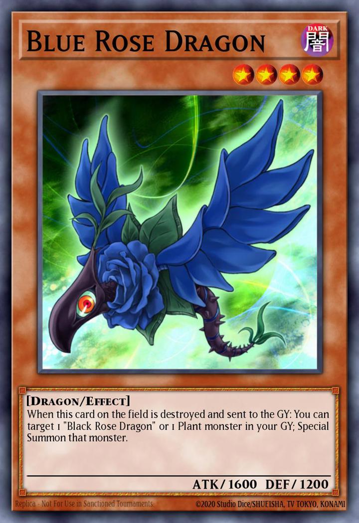 Blue Rose Dragon Single: Yu-Gi-Oh! Legendary Duelists: Sisters of the Rose Einzelkarte