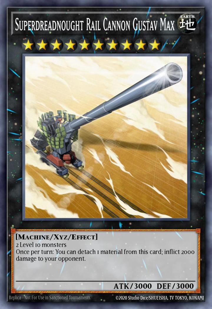 Superdreadnought Rail Cannon Gustav Max Single: Yu-Gi-Oh! Legendary Duelists: Sisters of the Rose Einzelkarte