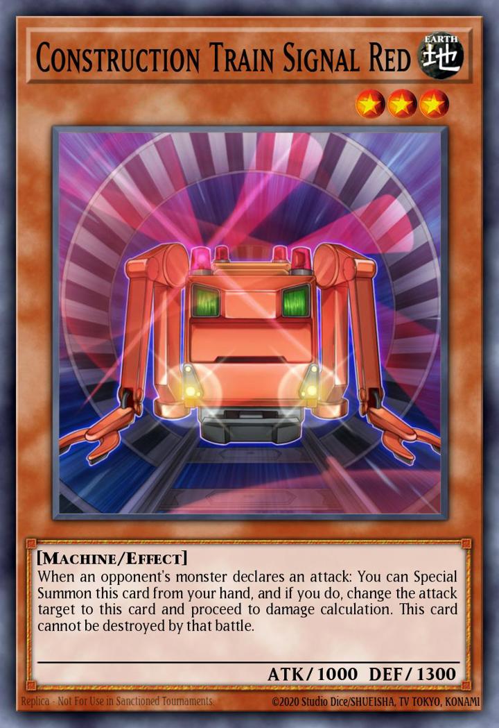 Construction Train Signal Red Single: Yu-Gi-Oh! Legendary Duelists: Sisters of the Rose Einzelkarte