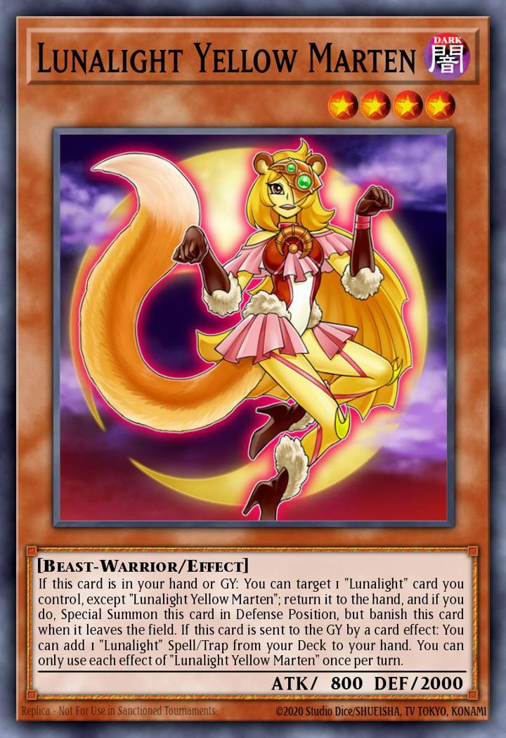 Lunalight Yellow Marten Single: Yu-Gi-Oh! Legendary Duelists: Sisters of the Rose Einzelkarte