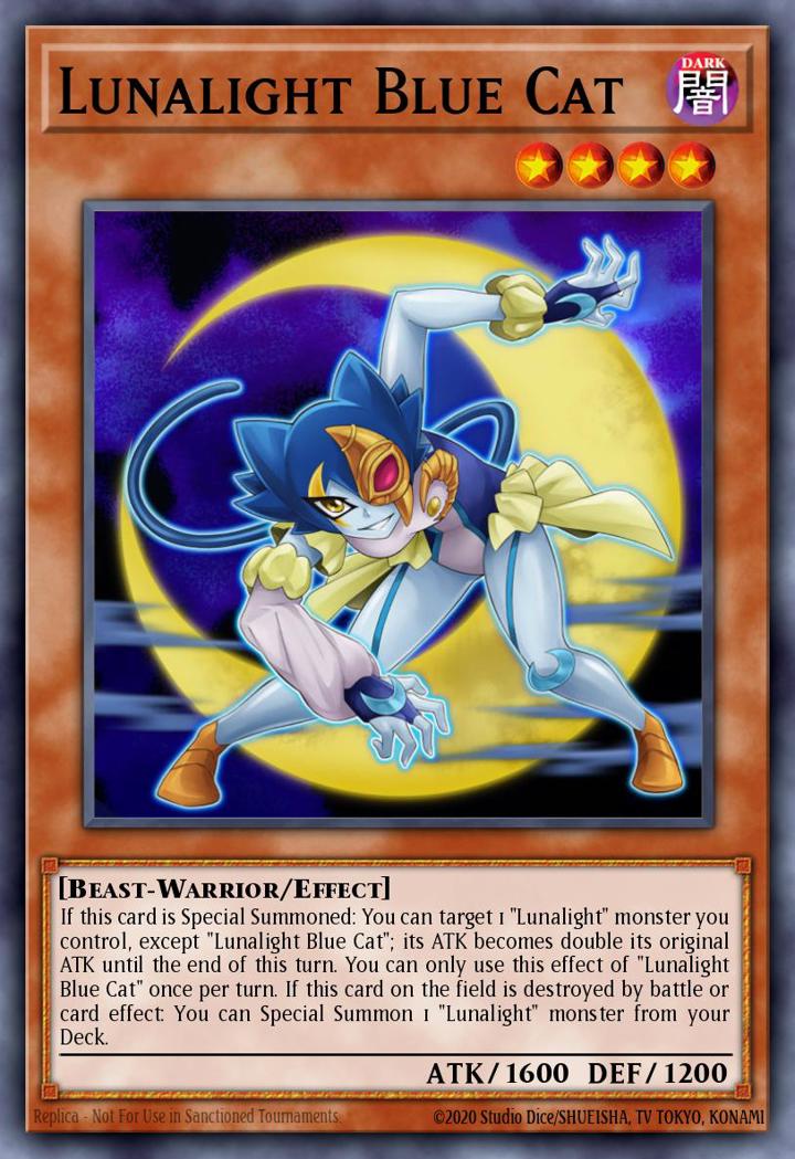 Lunalight Blue Cat Single: Yu-Gi-Oh! Legendary Duelists: Sisters of the Rose Einzelkarte