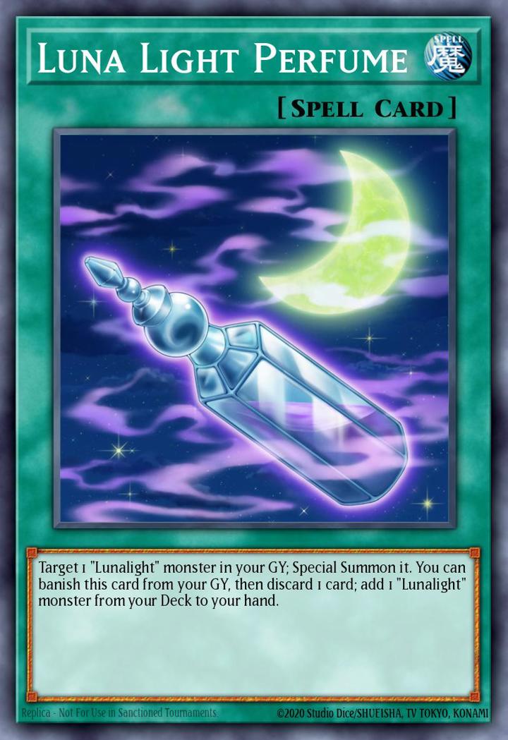 Luna Light Perfume Single: Yu-Gi-Oh! Legendary Duelists: Sisters of the Rose Einzelkarte