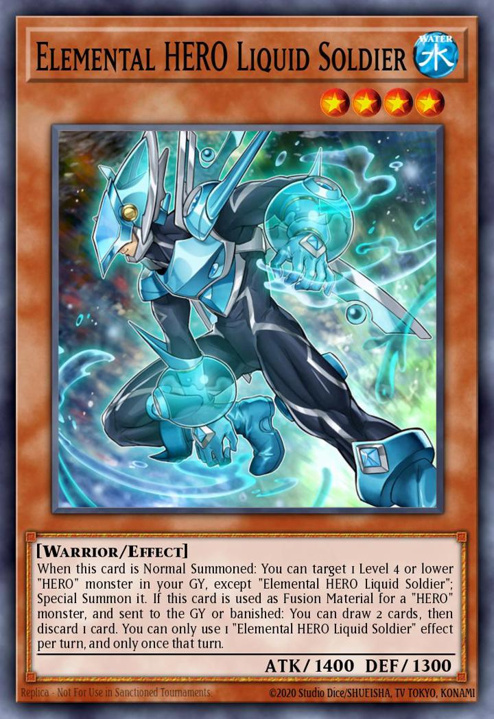 Elemental HERO Liquid Soldier Single: Yu-Gi-Oh! Legendary Duelists: Magical Hero Einzelkarte