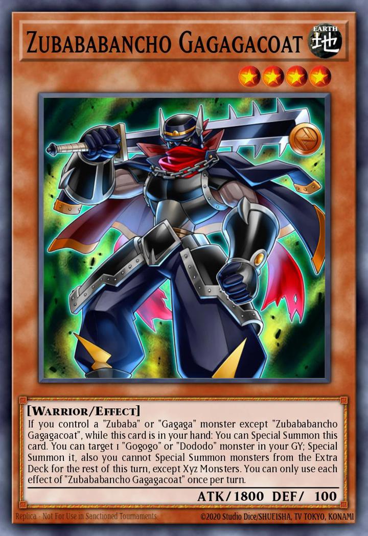Zubababancho Gagagacoat Single: Yu-Gi-Oh! Legendary Duelists: Magical Hero Einzelkarte