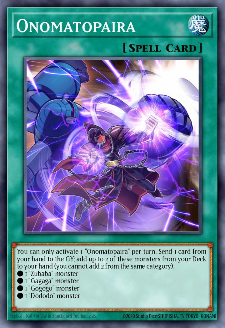Onomatopaira Single: Yu-Gi-Oh! Legendary Duelists: Magical Hero Einzelkarte