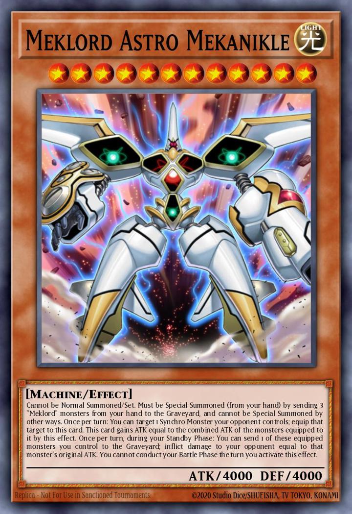 Meklord Astro Mekanikle Single: Yu-Gi-Oh! Legendary Duelists: Rage of Ra Einzelkarte
