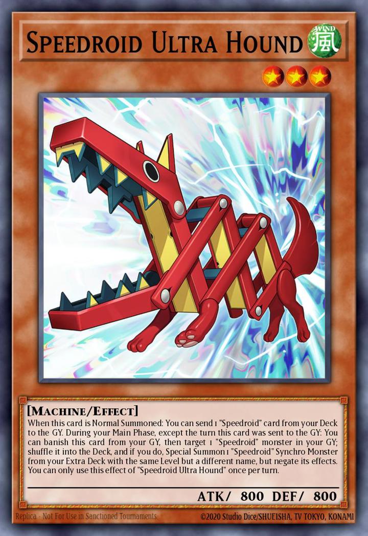 Speedroid Ultra Hound Single: Yu-Gi-Oh! Legendary Duelists: Synchro Storm Einzelkarte