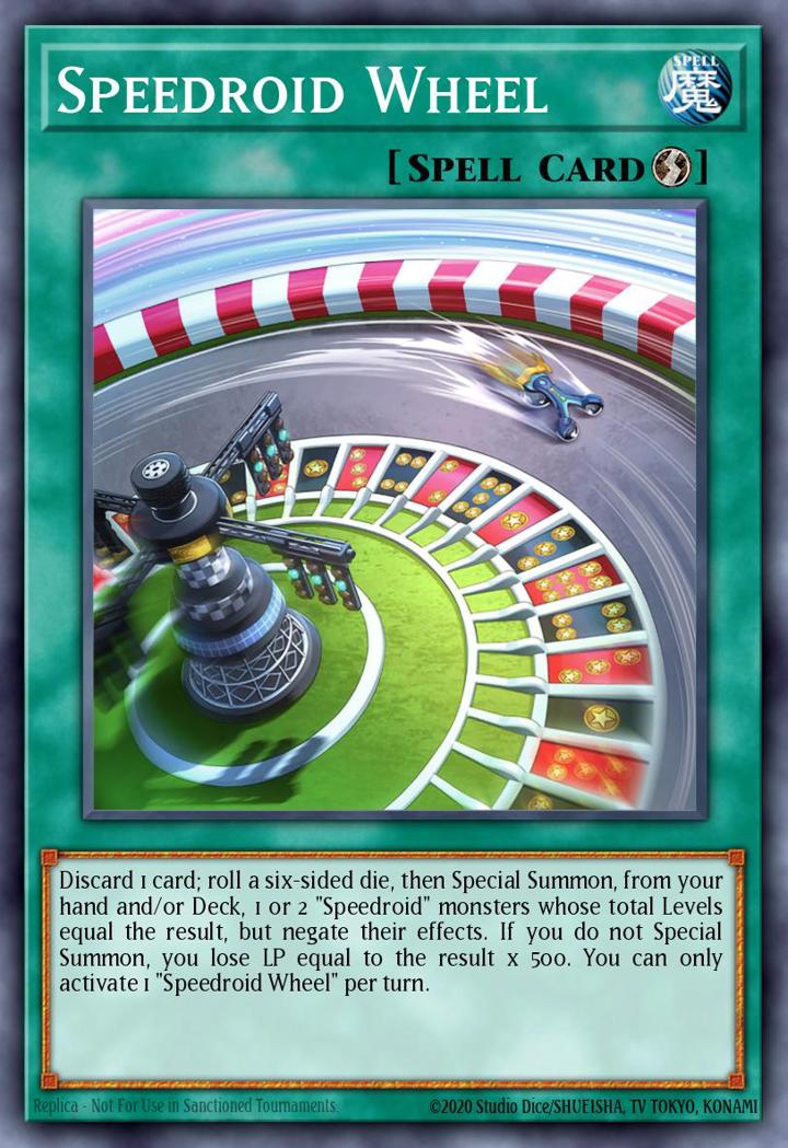 Speedroid Wheel Single: Yu-Gi-Oh! Legendary Duelists: Synchro Storm Einzelkarte