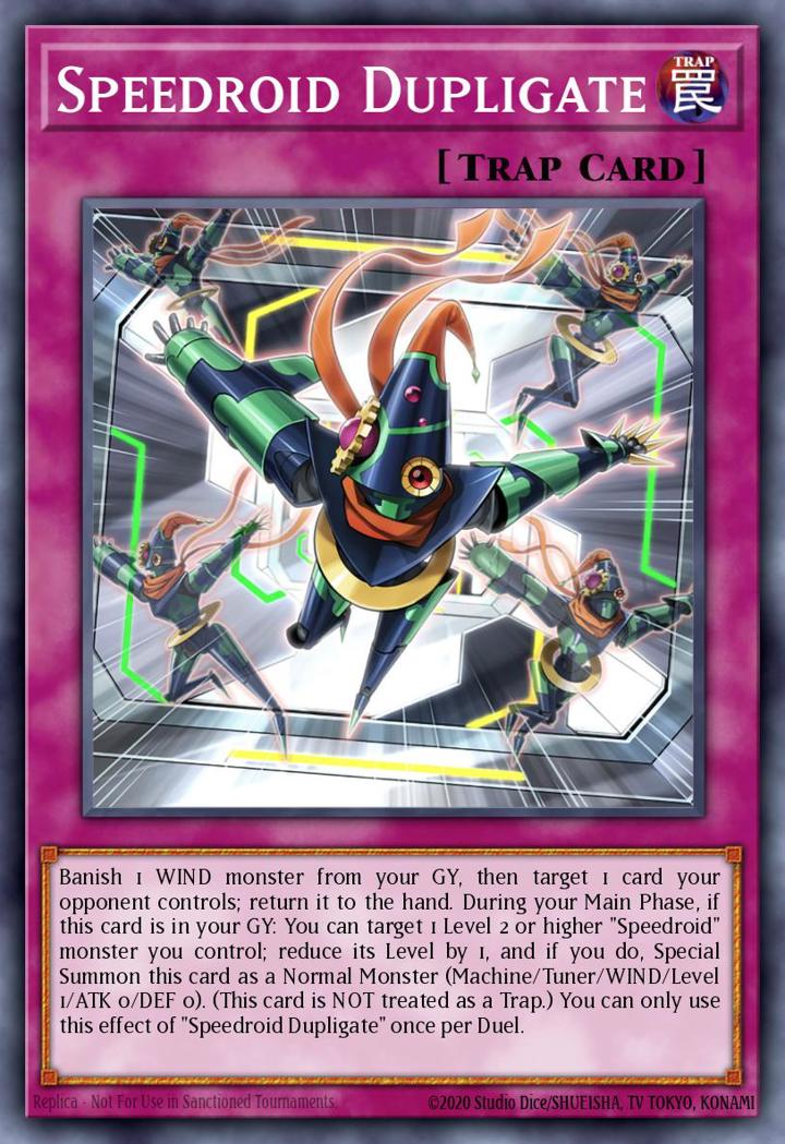 Speedroid Dupligate Single: Yu-Gi-Oh! Legendary Duelists: Synchro Storm Einzelkarte