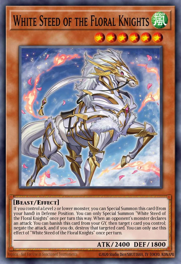 White Steed of the Floral Knights Single: Yu-Gi-Oh! Legendary Duelists: Synchro Storm Einzelkarte