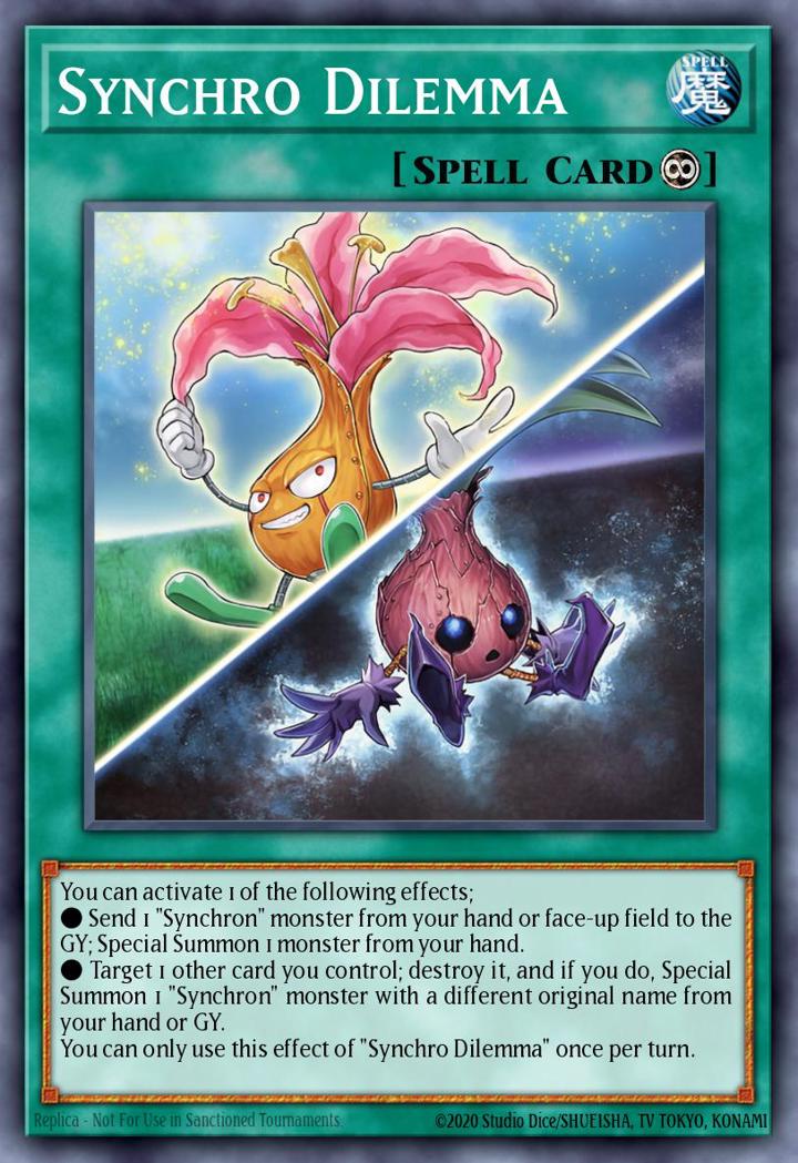Synchro Dilemma Single: Yu-Gi-Oh! Legendary Duelists: Synchro Storm Einzelkarte