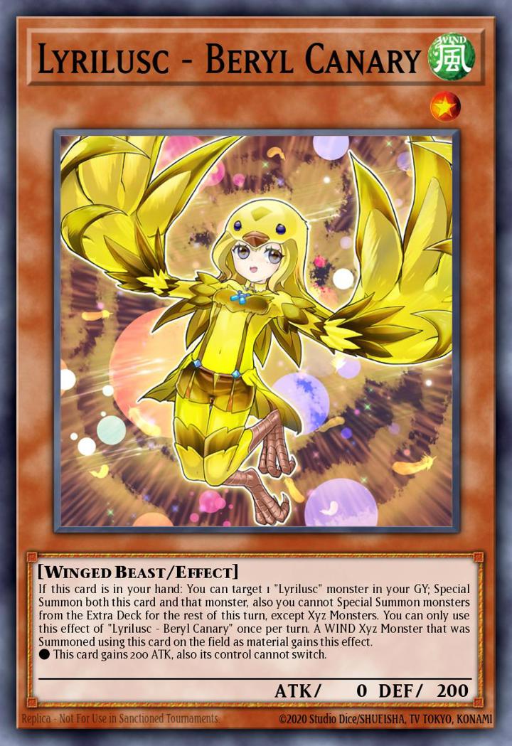Lyrilusc - Beryl Canary Single: Yu-Gi-Oh! Legendary Duelists: Synchro Storm Einzelkarte