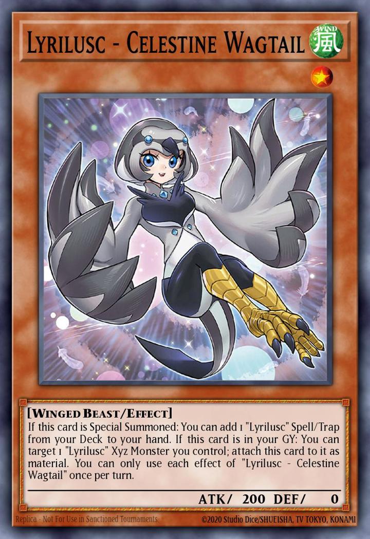 Lyrilusc - Celestine Wagtail Single: Yu-Gi-Oh! Legendary Duelists: Synchro Storm Einzelkarte