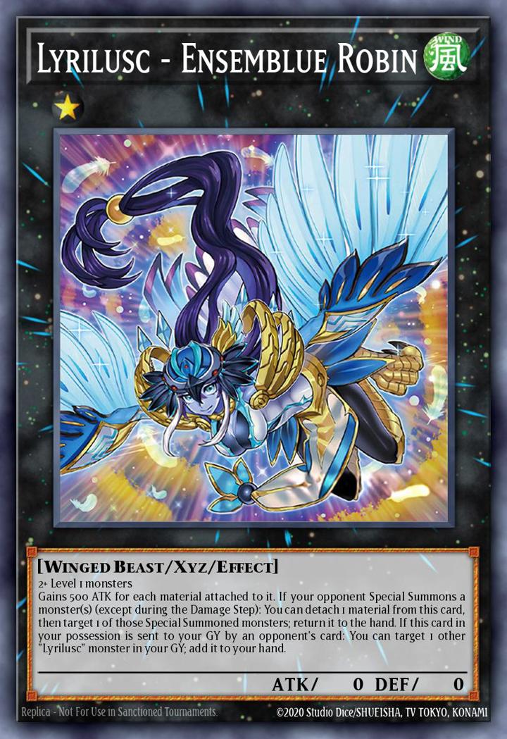 Lyrilusc - Ensemblue Robin Single: Yu-Gi-Oh! Legendary Duelists: Synchro Storm Einzelkarte