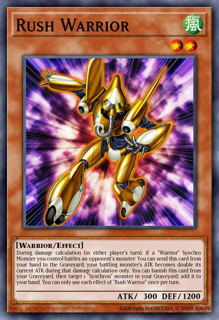 Rush Warrior Single: Yu-Gi-Oh! Legendary Duelists: Synchro Storm Einzelkarte
