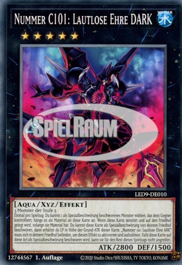 Number C101: Silent Honor DARK