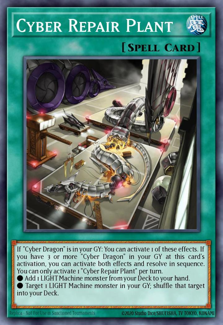 Cyber Repair Plant (V.1 - Common) Single: Yu-Gi-Oh! Legendary Dragon Decks Einzelkarte