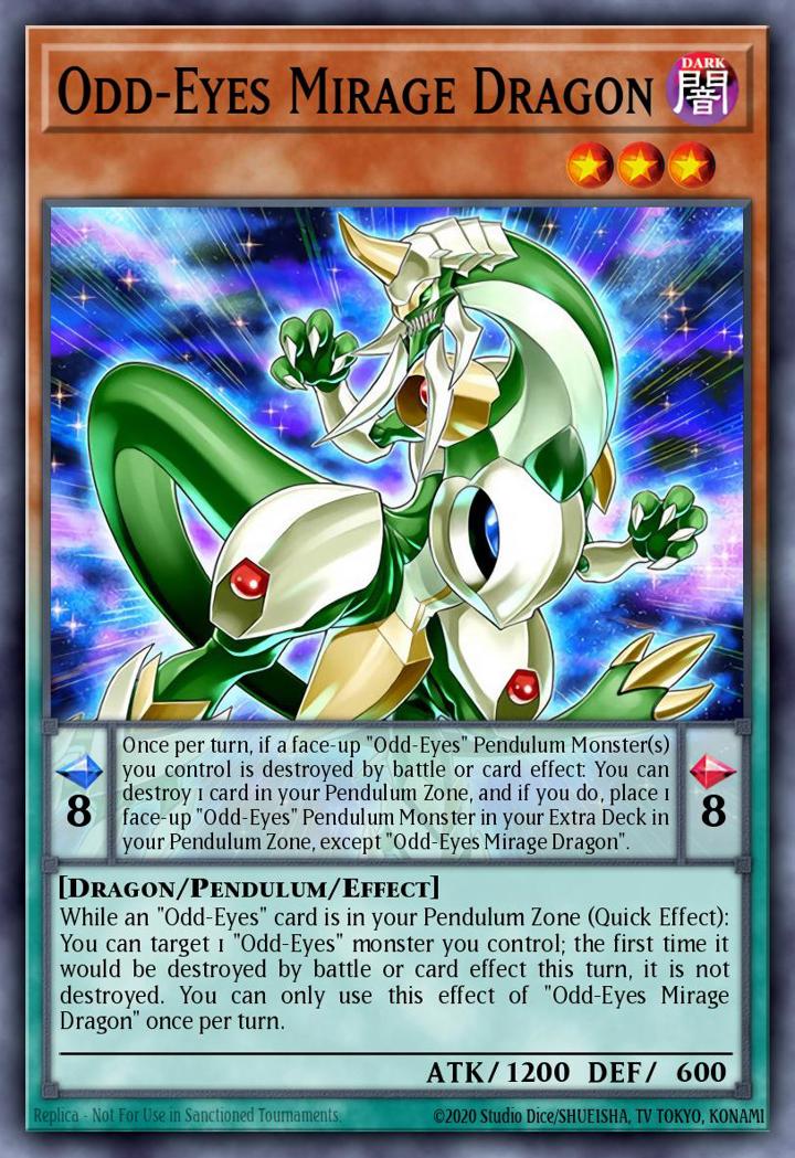 Odd-Eyes Mirage Dragon Single: Yu-Gi-Oh! Legendary Dragon Decks Einzelkarte