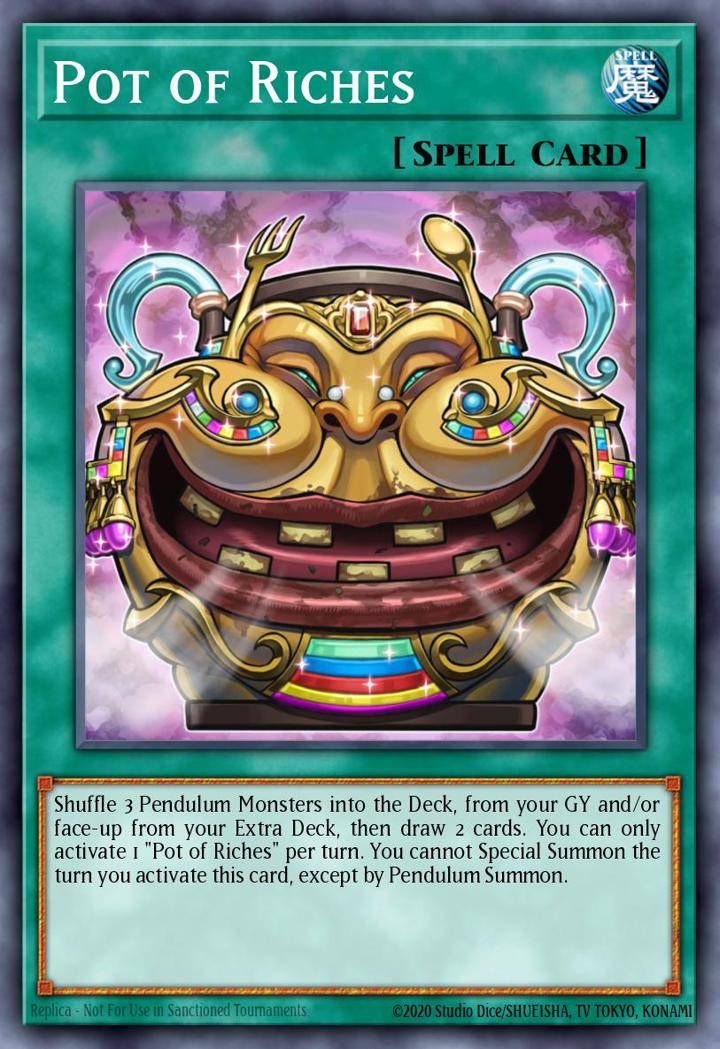 Pot of Riches Single: Yu-Gi-Oh! Legendary Dragon Decks Einzelkarte