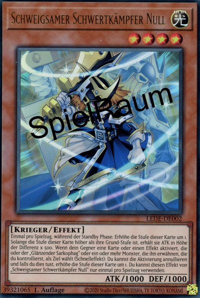 Silent Swordsman Zero (V.1 - Ultra Rare) Single: Yu-Gi-Oh! Legacy of Destruction Einzelkarte