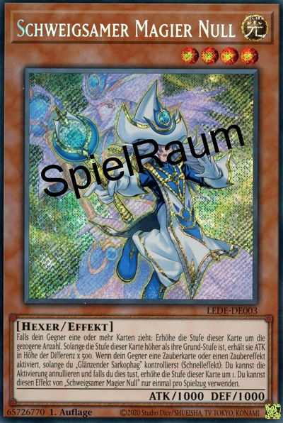 Silent Magician Zero (V.1 - Secret Rare) Single: Yu-Gi-Oh! Legacy of Destruction Einzelkarte
