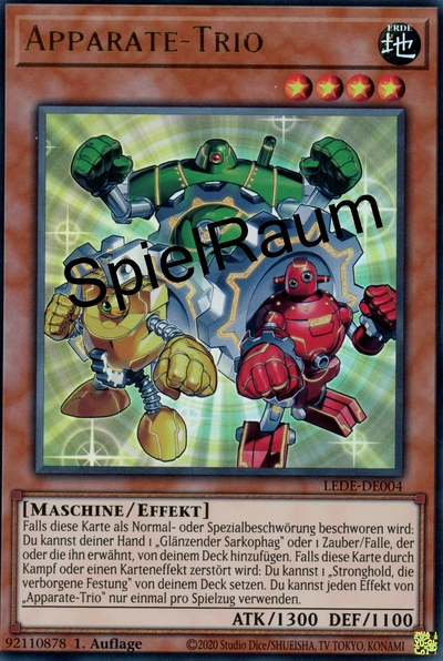 Gadget Trio (V.1 - Ultra Rare) Single: Yu-Gi-Oh! Legacy of Destruction Einzelkarte