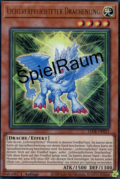 Lightsworn Dragonling (V.1 - Ultra Rare) Single: Yu-Gi-Oh! Legacy of Destruction Einzelkarte