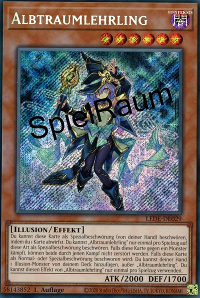Nightmare Apprentice (V.2 - Quarter Century Secret Rare) Single: Yu-Gi-Oh! Legacy of Destruction Einzelkarte