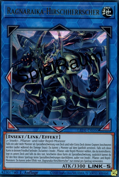 Ragnaraika Stag Sovereign (V.1 - Ultra Rare) Single: Yu-Gi-Oh! Legacy of Destruction Einzelkarte