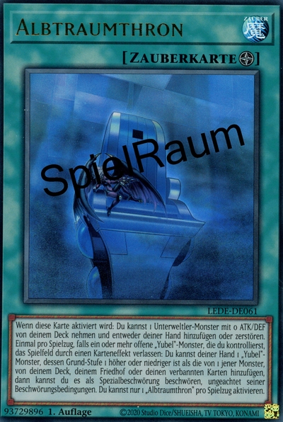 Nightmare Throne (V.1 - Ultra Rare) Single: Yu-Gi-Oh! Legacy of Destruction Einzelkarte