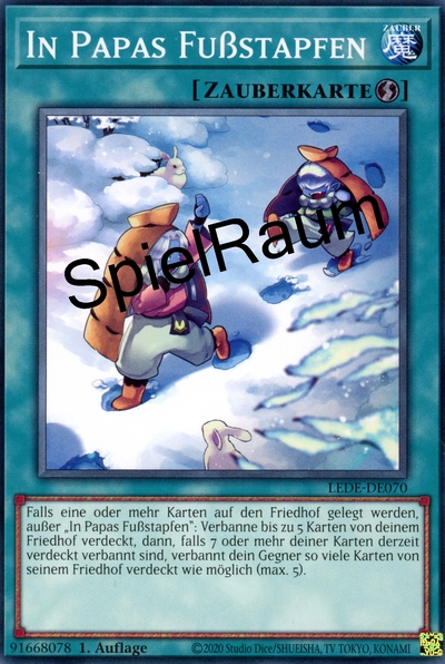 In Papa's Footsteps Single: Yu-Gi-Oh! Legacy of Destruction Einzelkarte