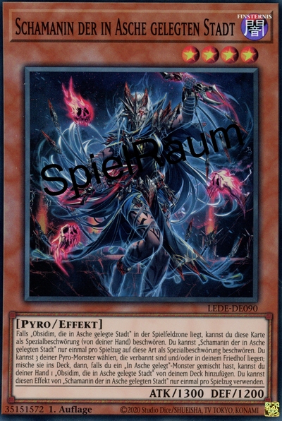 Shaman of the Ashened City Single: Yu-Gi-Oh! Legacy of Destruction Einzelkarte