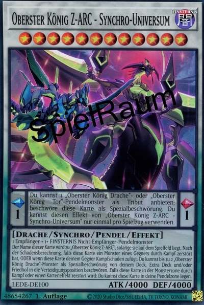 Supreme King Dragon Z-ARC - Synchro Universe
