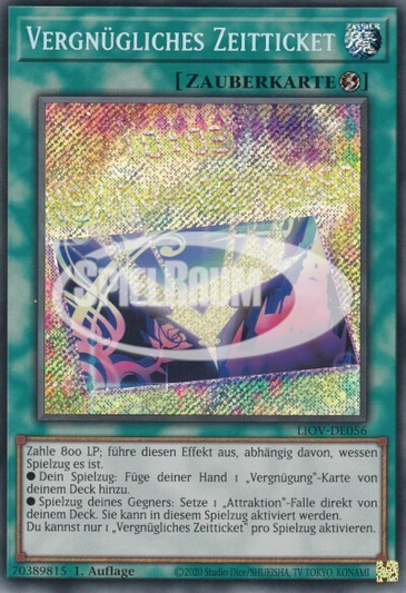 Amazing Time Ticket (V.1 - Secret Rare)