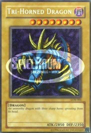 Tri-Horned Dragon (V.1 - Secret Rare)