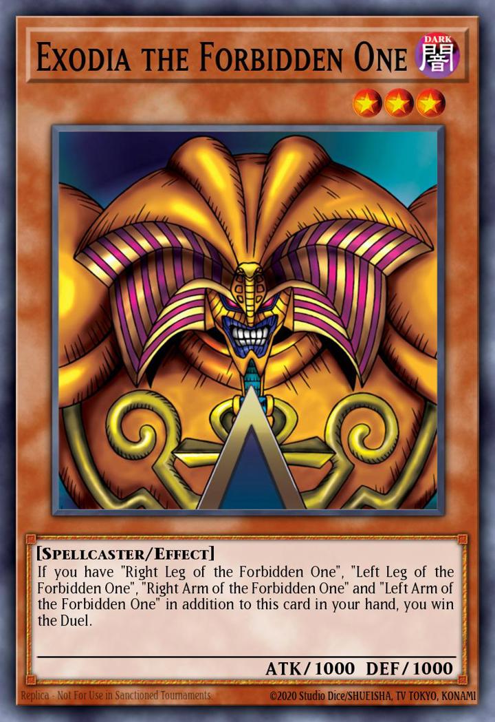 Exodia the Forbidden One (V.2 - Ultra Rare)