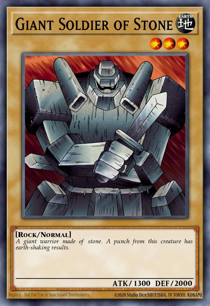 Giant Soldier of Stone (V.3 - Rare)