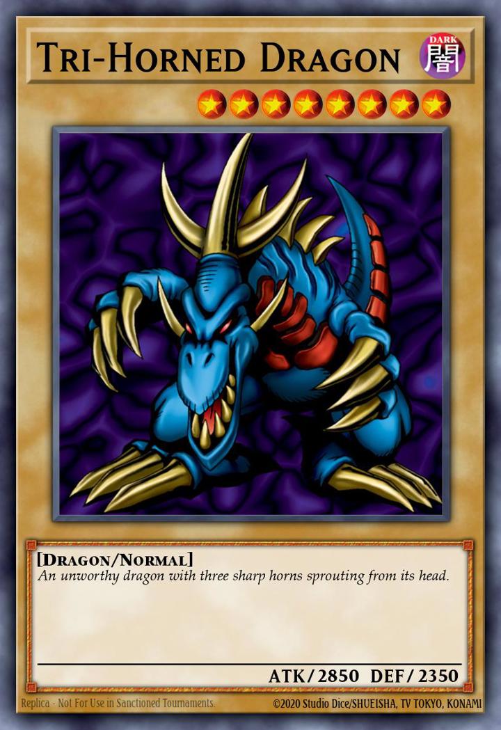 Tri-Horned Dragon (V.4 - Secret Rare)