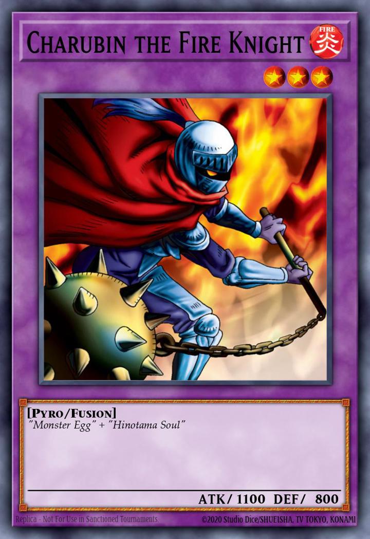 Charubin the Fire Knight (V.4 - Rare)