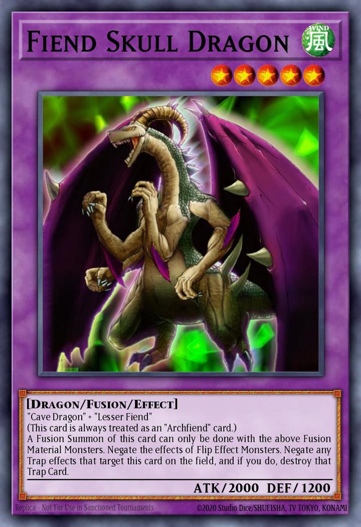 Fiend Skull Dragon (V.2 - Super Rare)