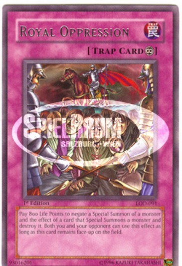 Royal Oppression (V.1 - Rare)