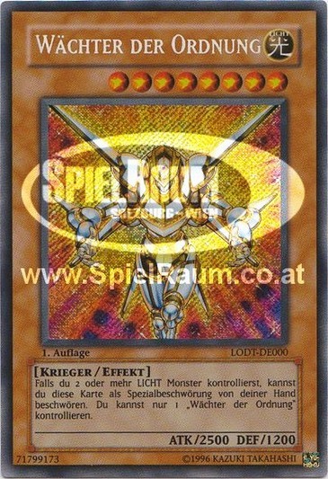 Guardian of Order (V.1 - Secret Rare)