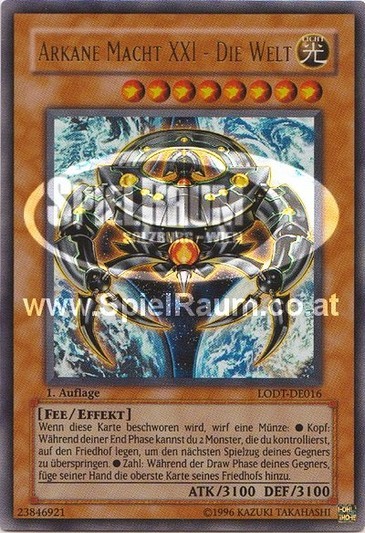 Arcana Force XXI - The World (V.1 - Ultra Rare)