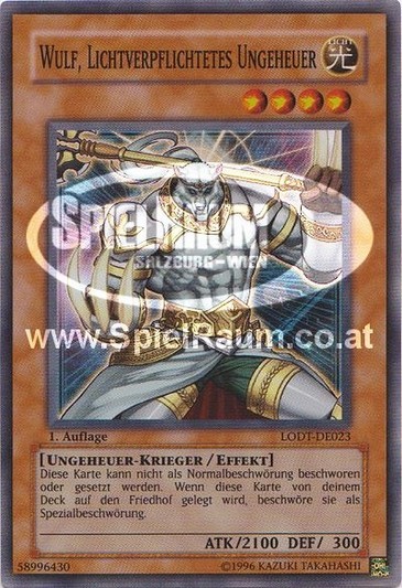 Wulf, Lightsworn Beast (V.1 - Super Rare)