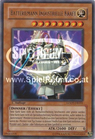 Batteryman Industrial Strength (V.1 - Rare)