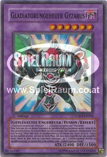 Gladiator Beast Gyzarus (V.1 - Super Rare)