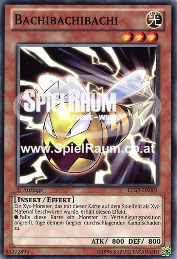 Bachibachibachi Single: Yu-Gi-Oh! Lord of the Tachyon Galaxy Einzelkarte