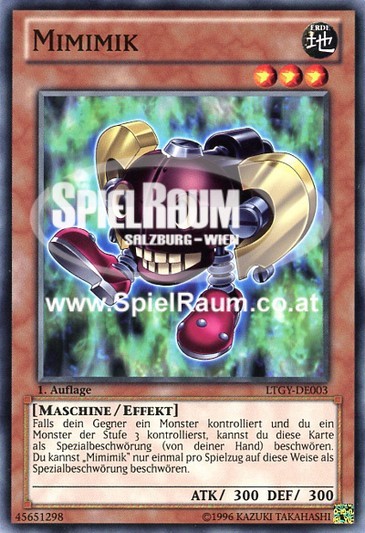 Mimimic Single: Yu-Gi-Oh! Lord of the Tachyon Galaxy Einzelkarte