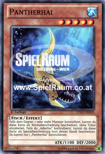 Panther Shark Single: Yu-Gi-Oh! Lord of the Tachyon Galaxy Einzelkarte